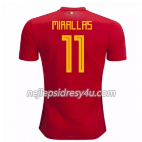 Fotbalový Dres Belgie Mirallas 11 Domácí MS 2018